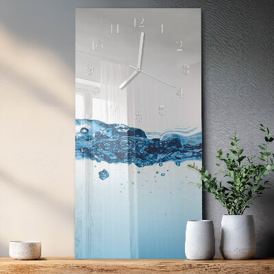 Reloj vertical Agua