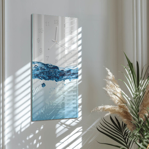 Reloj vertical Agua