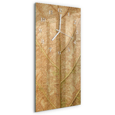 Reloj vertical Hoja