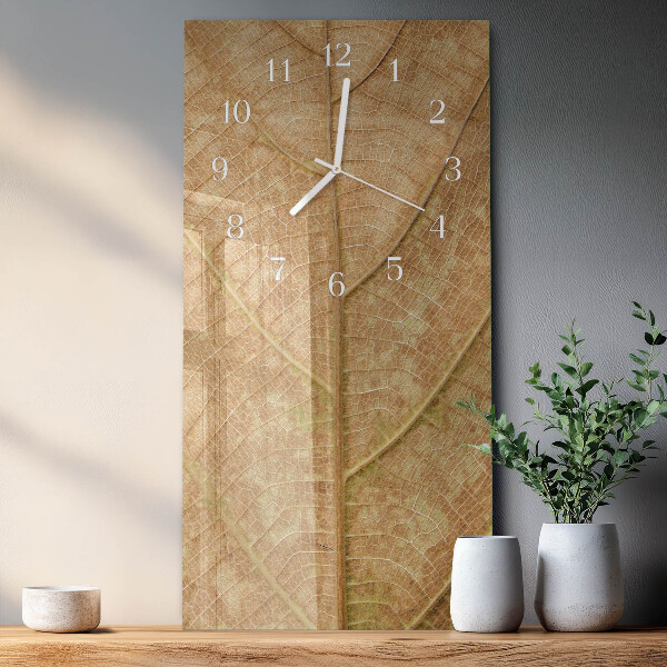 Reloj vertical Hoja