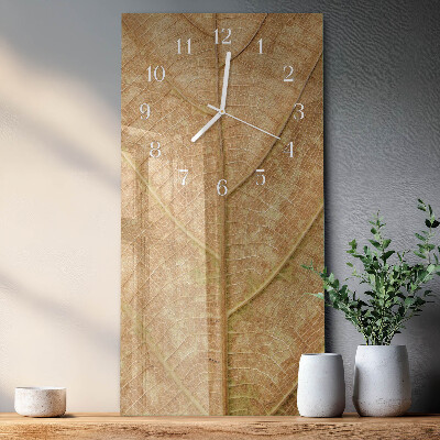 Reloj vertical Hoja