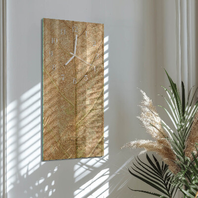 Reloj vertical Hoja