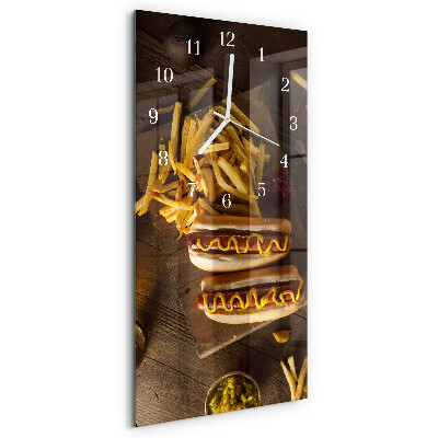 Reloj vertical Comida rápida