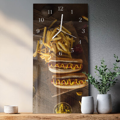 Reloj vertical Comida rápida