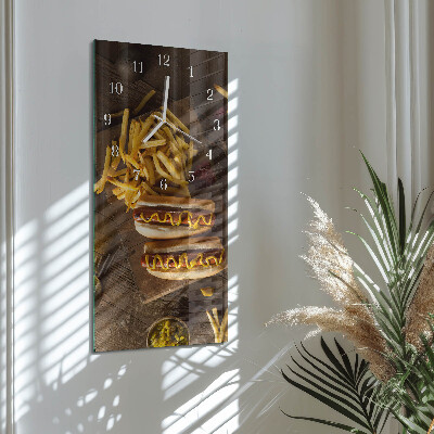 Reloj vertical Comida rápida