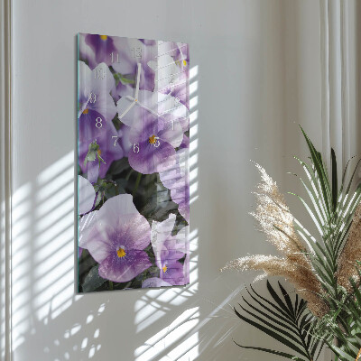 Reloj vertical Flores