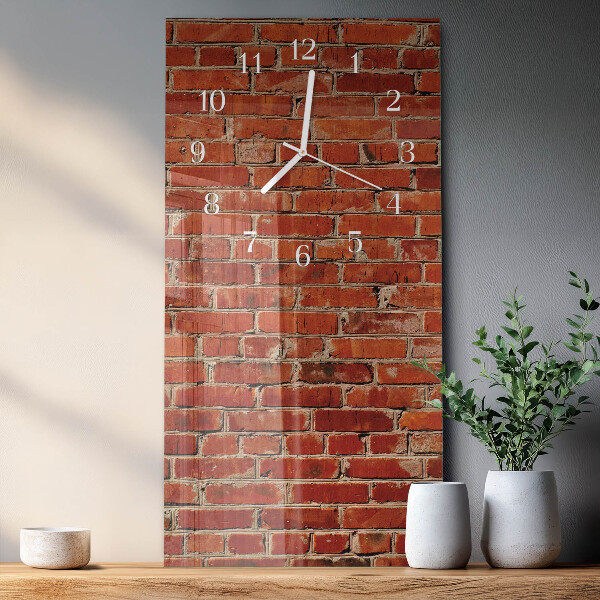 Reloj vertical Muro de ladrillo