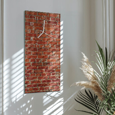 Reloj vertical Muro de ladrillo