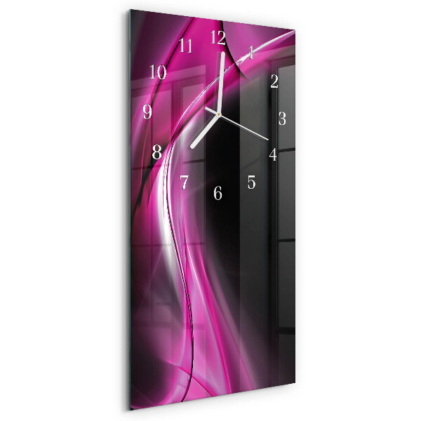 Reloj vertical Líneas abstractas