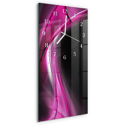 Reloj vertical Líneas abstractas