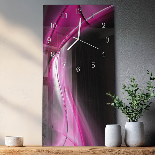 Reloj vertical Líneas abstractas