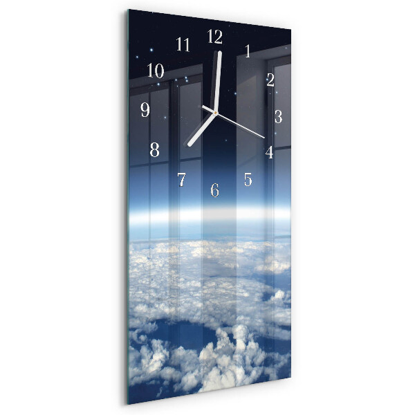 Reloj vertical El universo de la Tierra