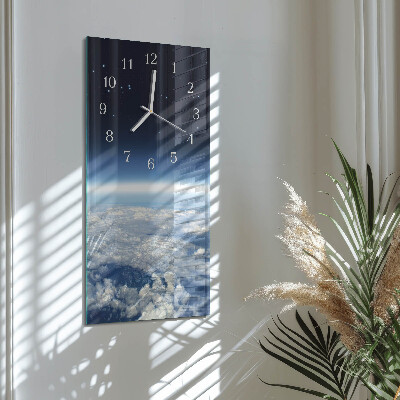 Reloj vertical El universo de la Tierra