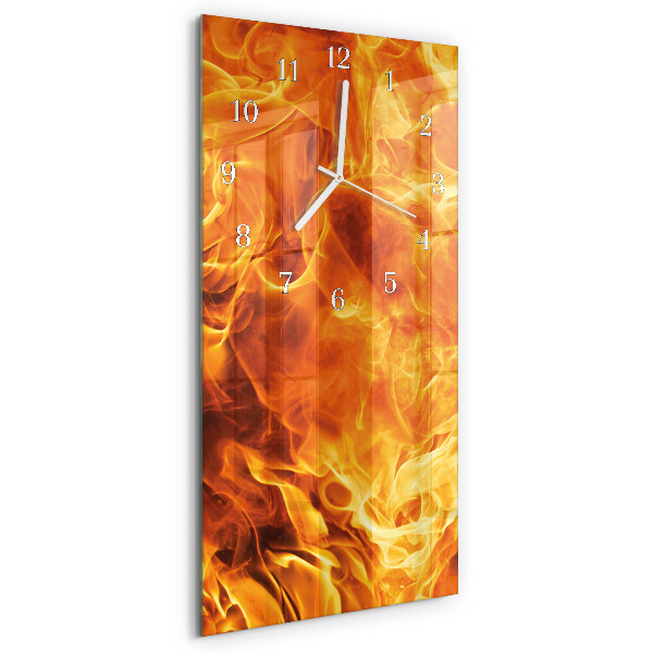 Reloj vertical Fuego