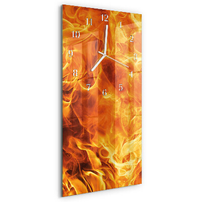 Reloj vertical Fuego