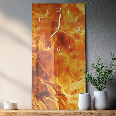 Reloj vertical Fuego