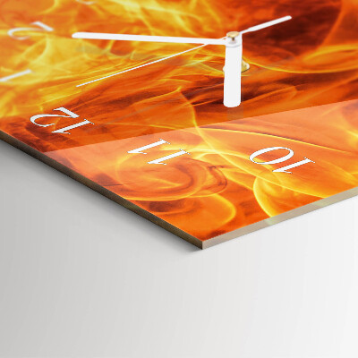Reloj vertical Fuego