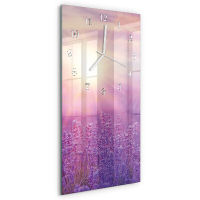 Reloj vertical Lavanda
