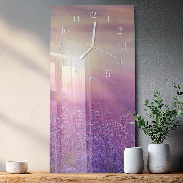 Reloj vertical Lavanda