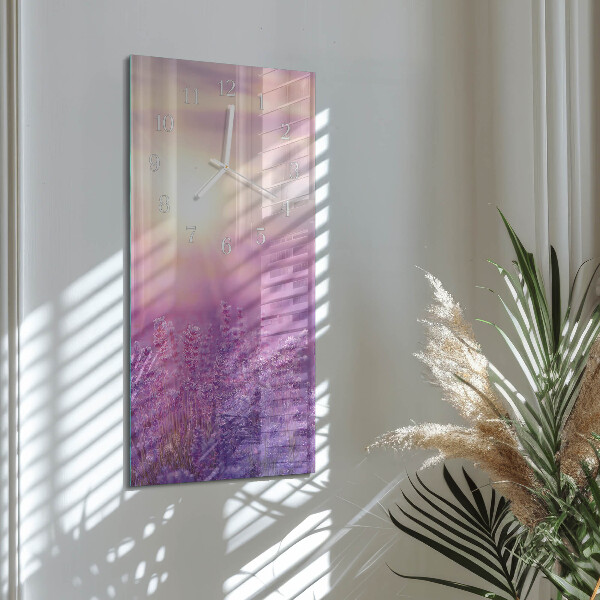 Reloj vertical Lavanda