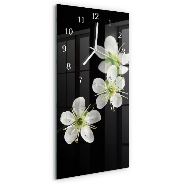 Reloj vertical Flores