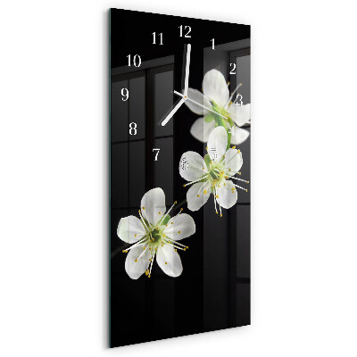 Reloj vertical Flores