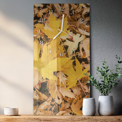Reloj vertical Hojas