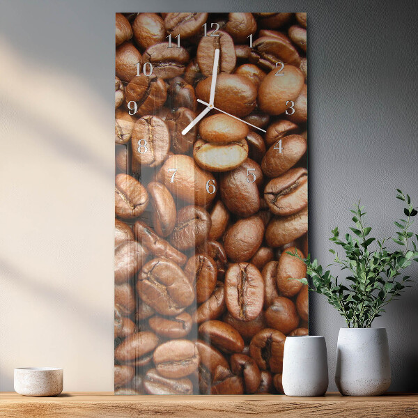 Reloj vertical Granos de café