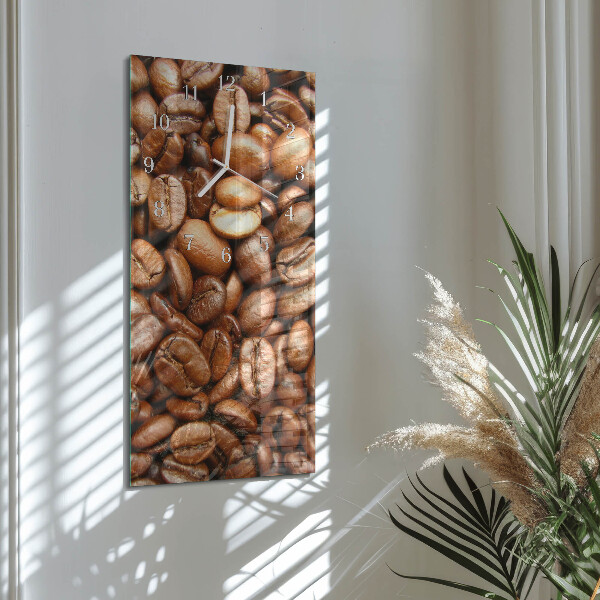 Reloj vertical Granos de café