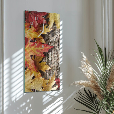 Reloj vertical Hojas