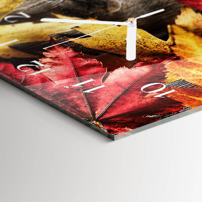 Reloj vertical Hojas