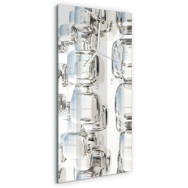 Reloj vertical cubo 3D