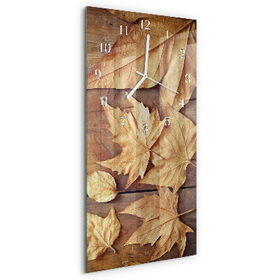 Reloj vertical Hojas