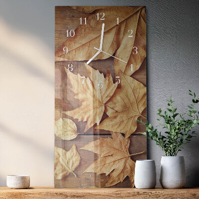 Reloj vertical Hojas
