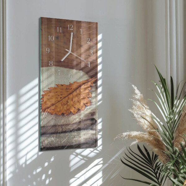 Reloj vertical Hoja