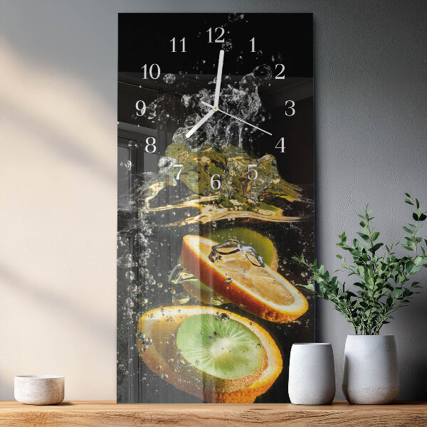 Reloj vertical Agua de frutas