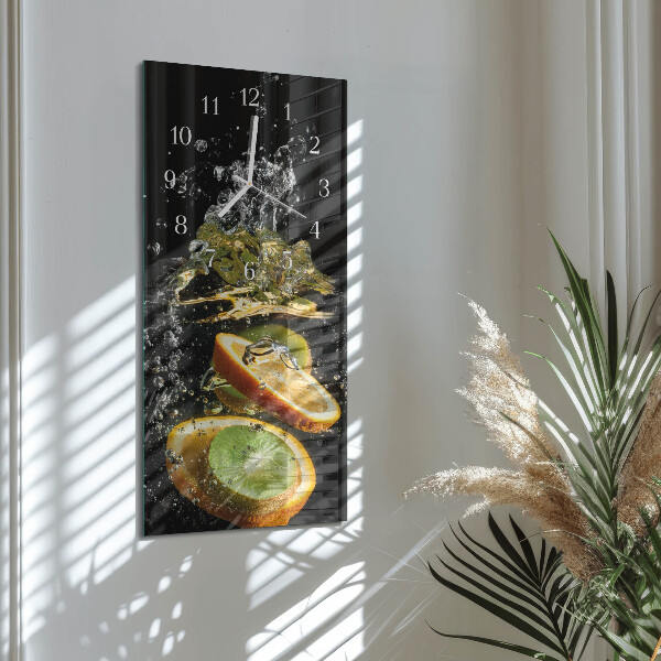 Reloj vertical Agua de frutas