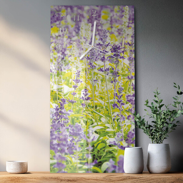 Reloj vertical Lavanda