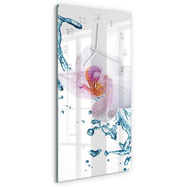 Reloj vertical Orquídea