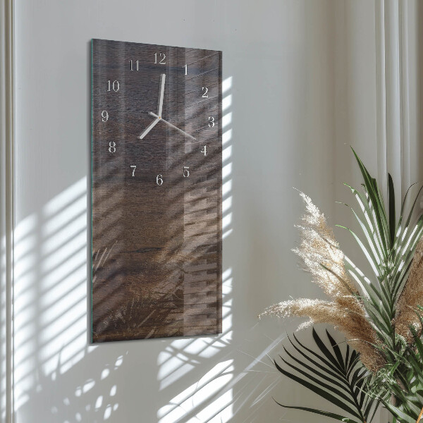 Reloj vertical Tabla de madera