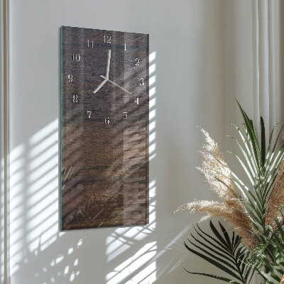Reloj vertical Tabla de madera