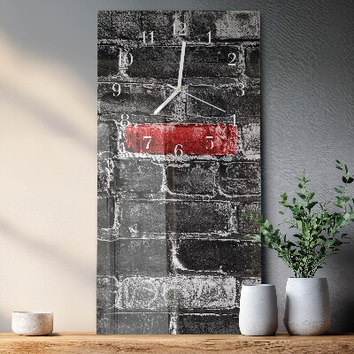 Reloj vertical Ladrillo