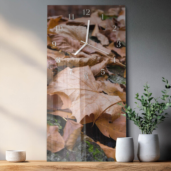 Reloj vertical Hojas
