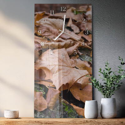 Reloj vertical Hojas