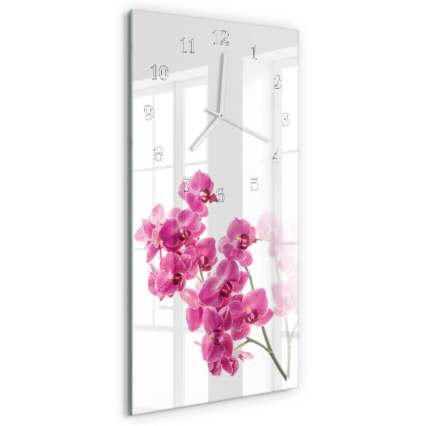 Reloj vertical Orquídeas
