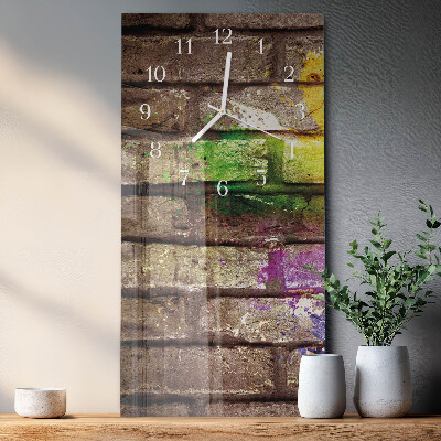 Reloj vertical Ladrillo