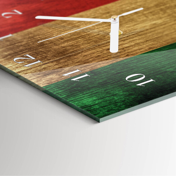 Reloj vertical Bandera italiana