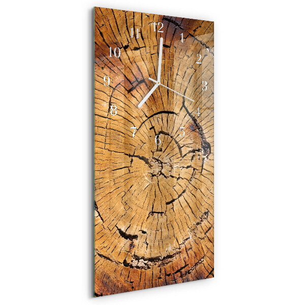 Reloj vertical Vetas de madera
