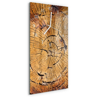 Reloj vertical Vetas de madera