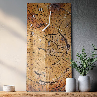 Reloj vertical Vetas de madera